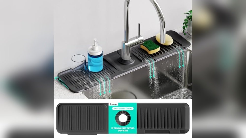 1 . Best Silicone Faucet Mat in 2025