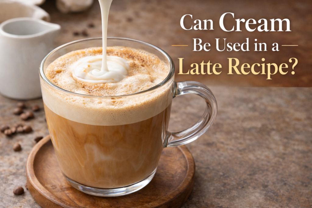 Can Cream Be Used in a Latte Recipe