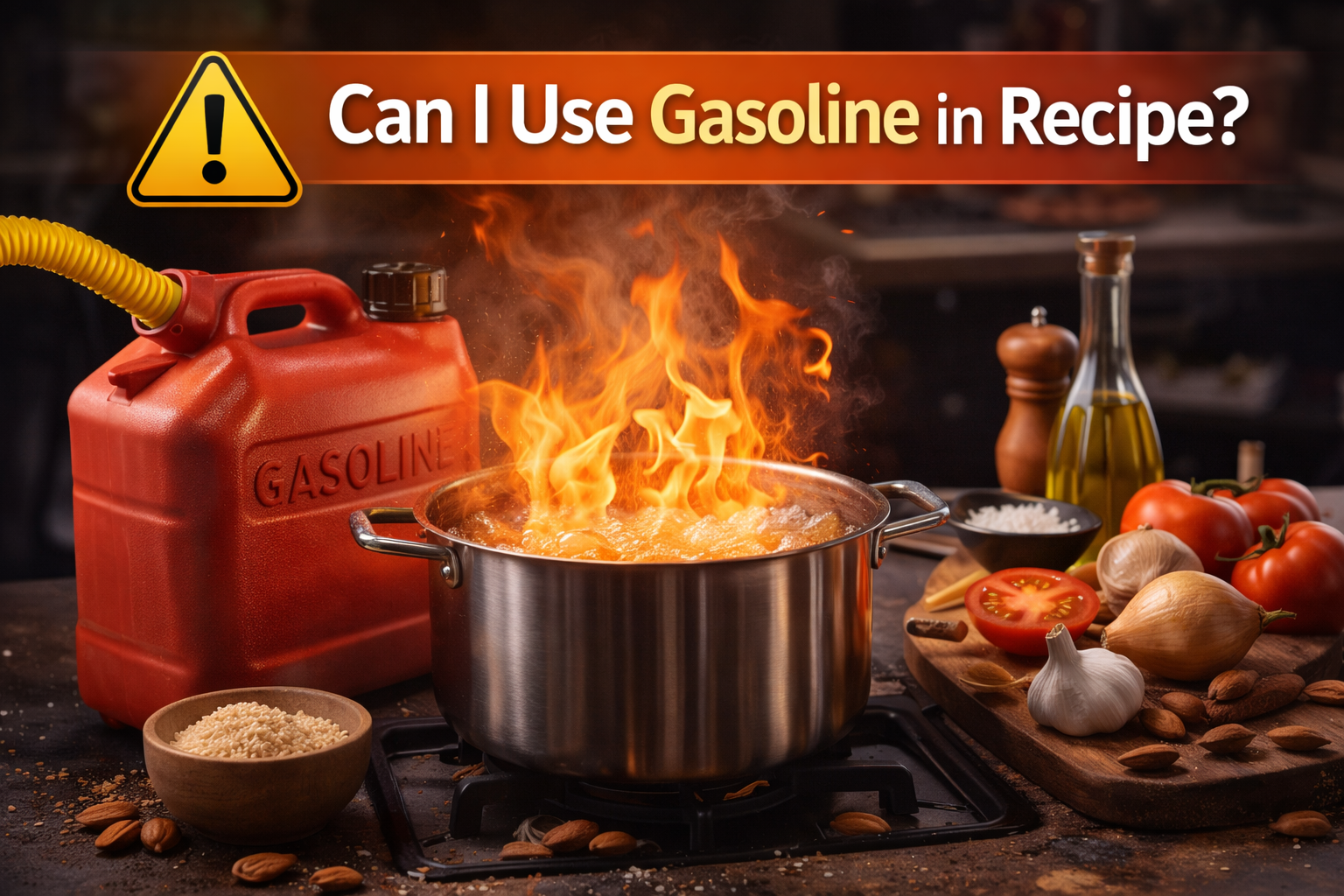 Can I Use Gasoline in Recipe