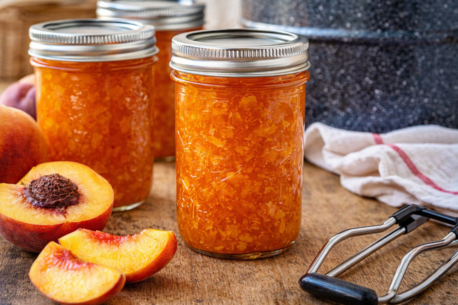 How to Can Peach Jam Recipe