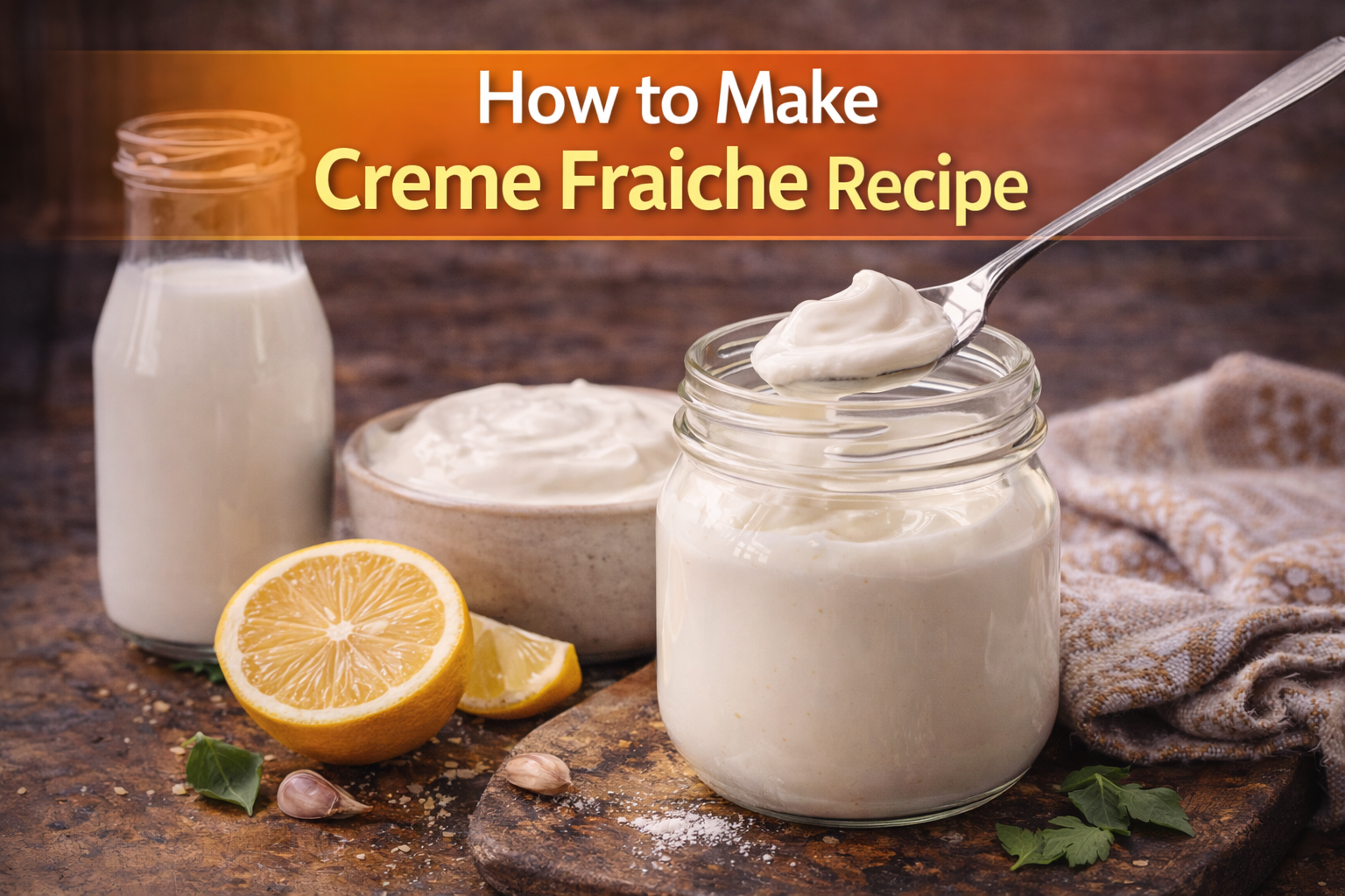 How to Make Creme Fraiche Recipe
