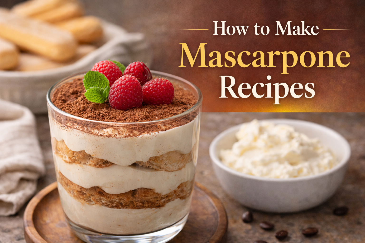 How to Make Mascarpone Recipes