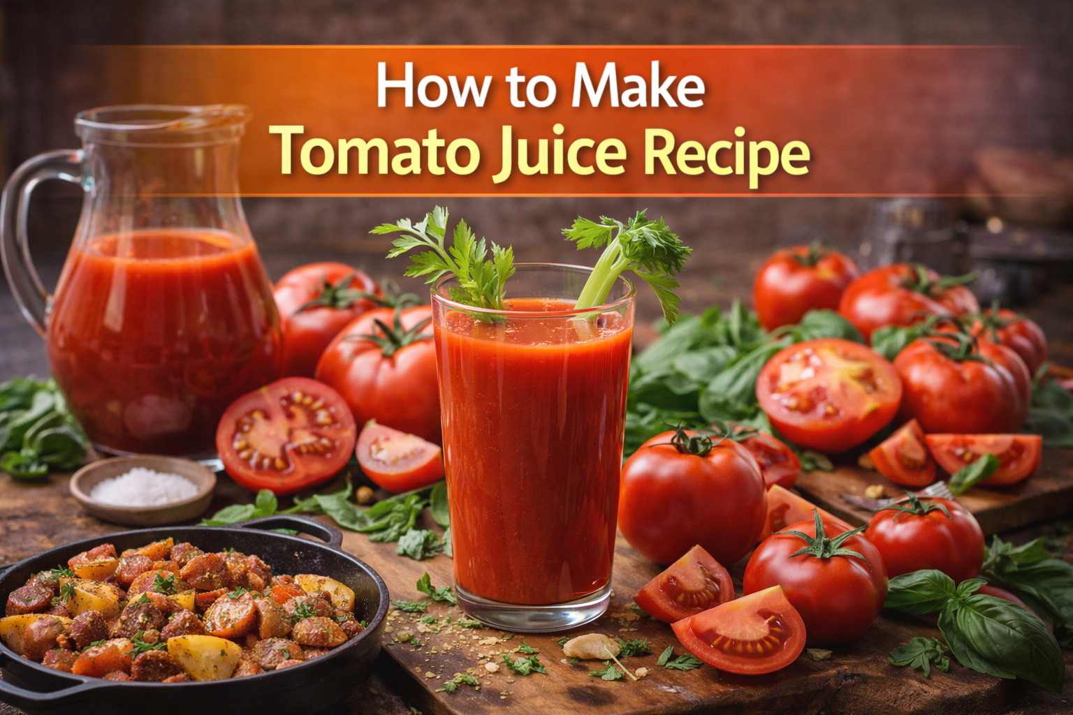 How to Make Tomato Juice Recipe