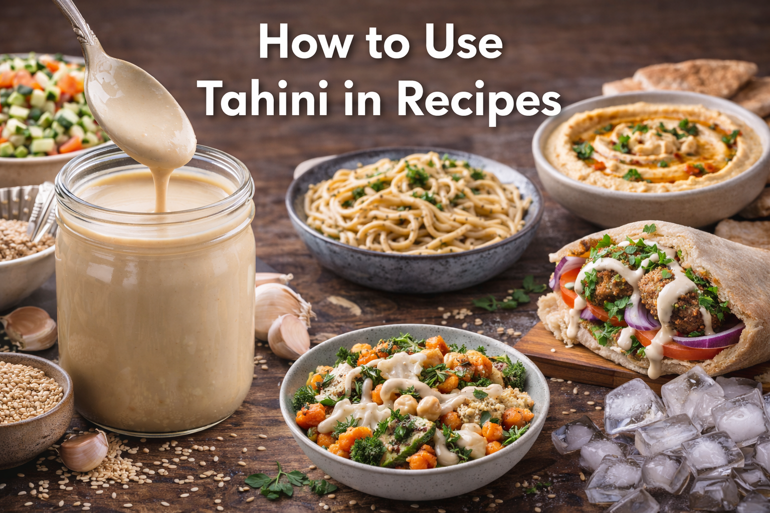 How to Use Tahini in Recipes