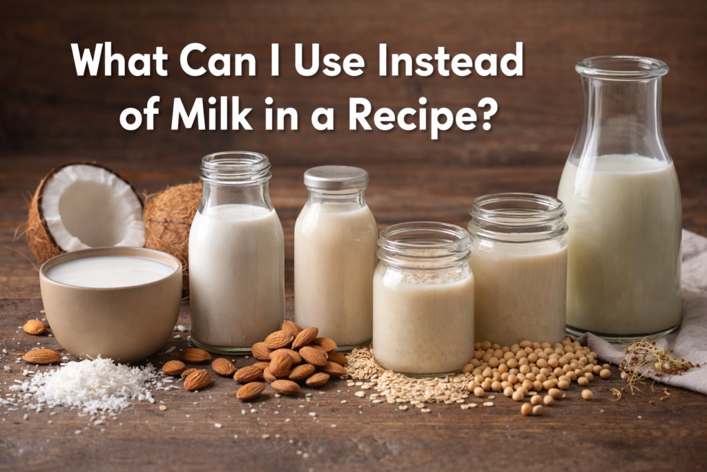 What Can I Use Instead of Milk in a Recipe
