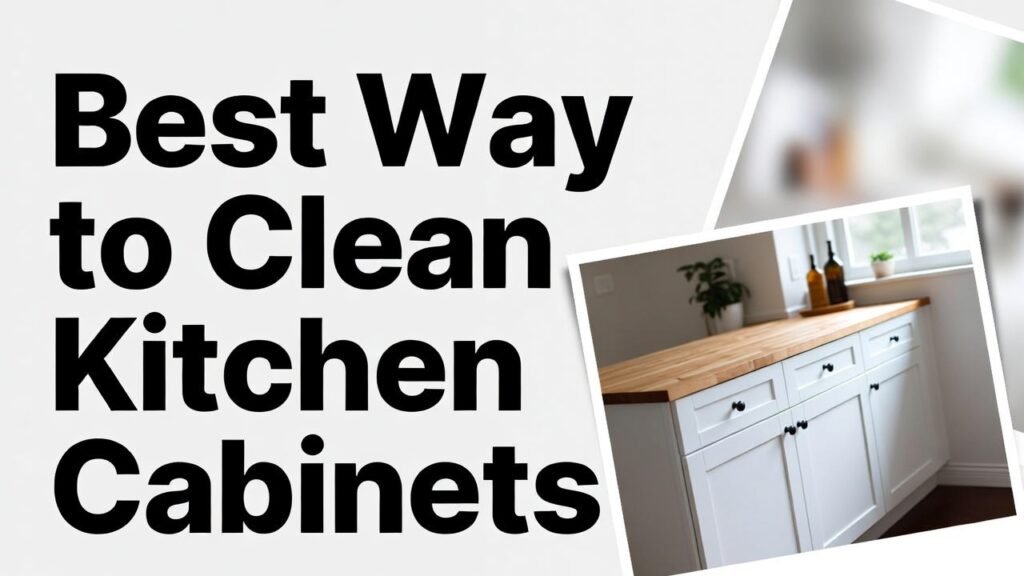 Best Way to Clean Kitchen Cabinets