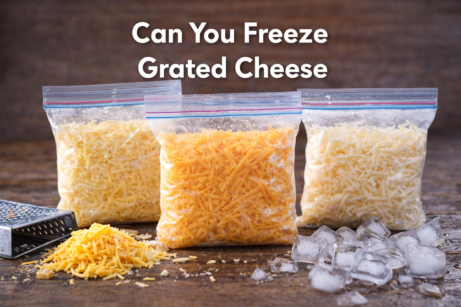 Can You Freeze Grated Cheese