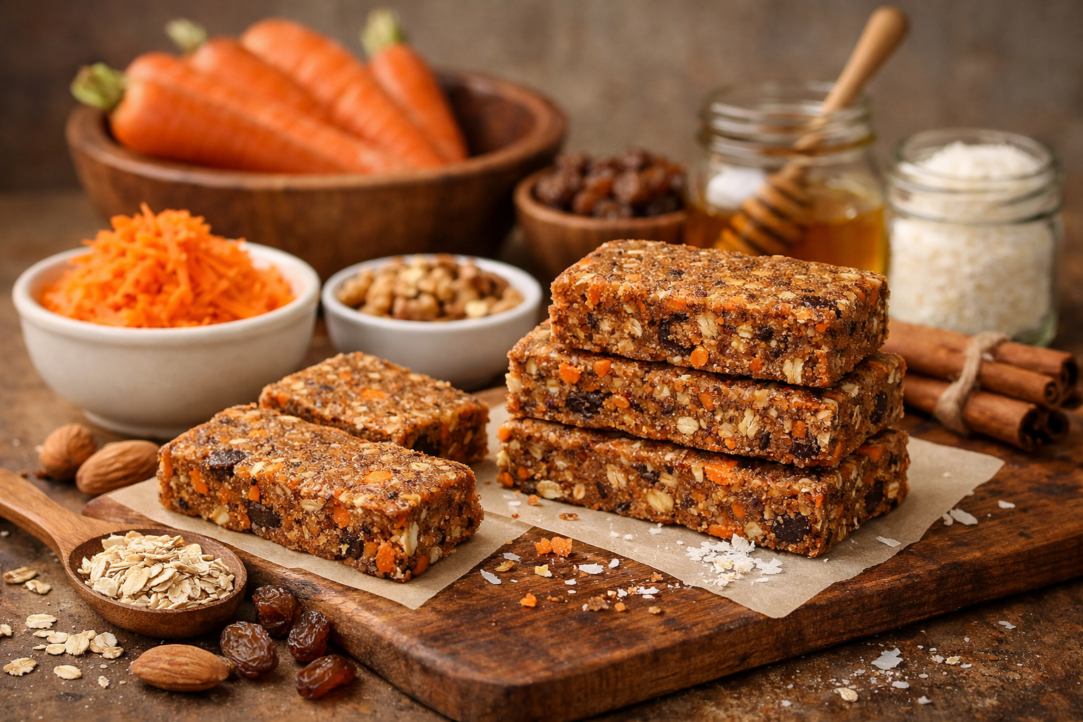 Carrot Cake Energy Bar Recipe