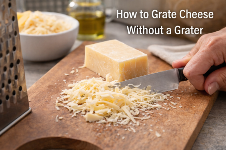 How to Grate Cheese Without a Grater