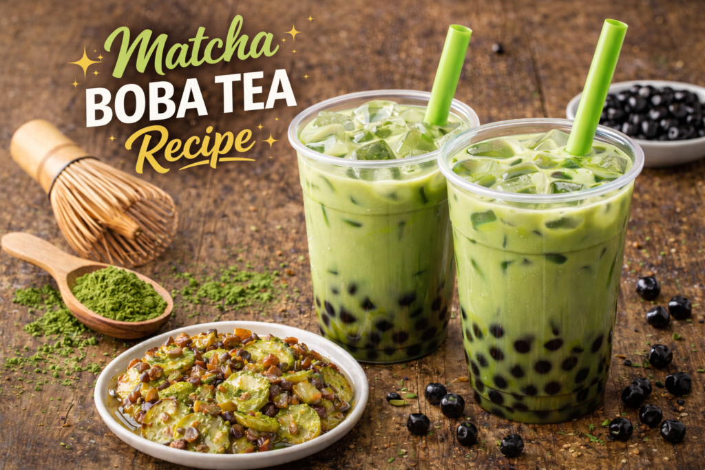 Matcha Tea Boba