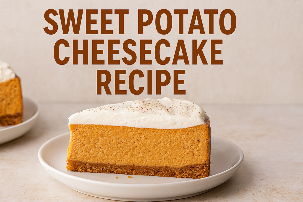 Sweet Potato Cheesecake Recipe
