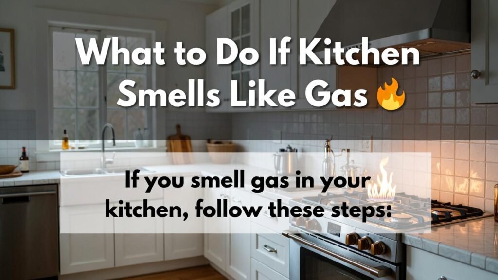 What to Do If Kitchen Smells Like Gas