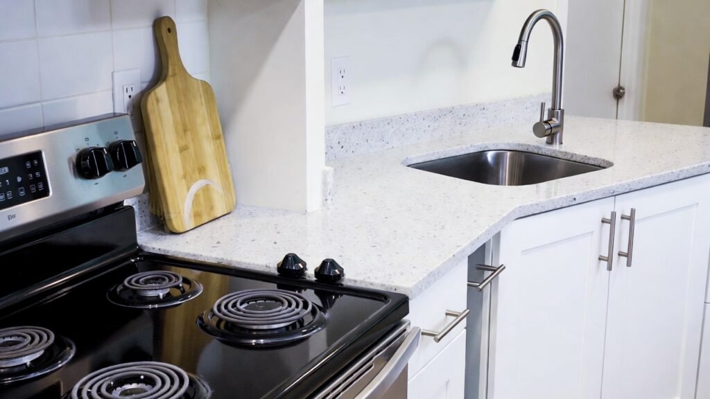 White Granite Kitchen Countertops