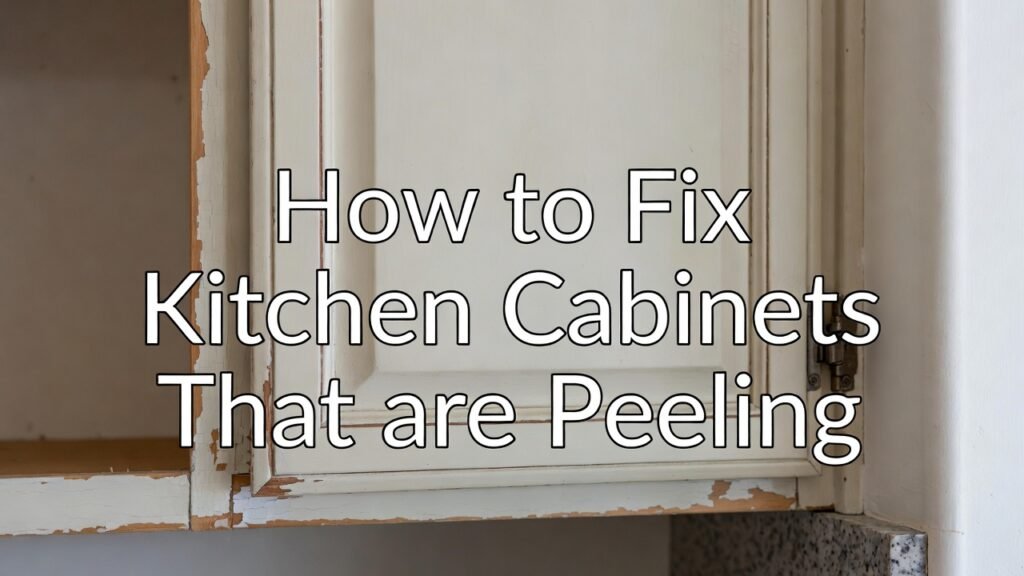 How to Fix Kitchen Cabinets That are Peeling