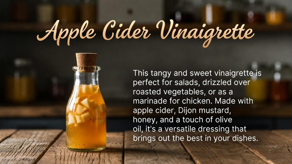 Apple Cider Vinaigrette Recipe