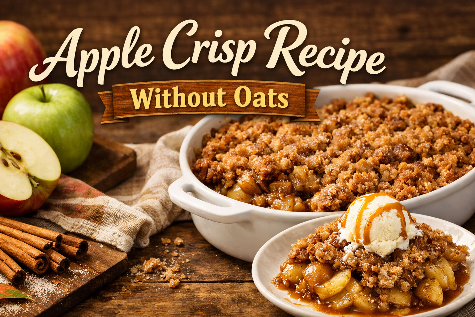 Apple Crisp Recipe Without Oats