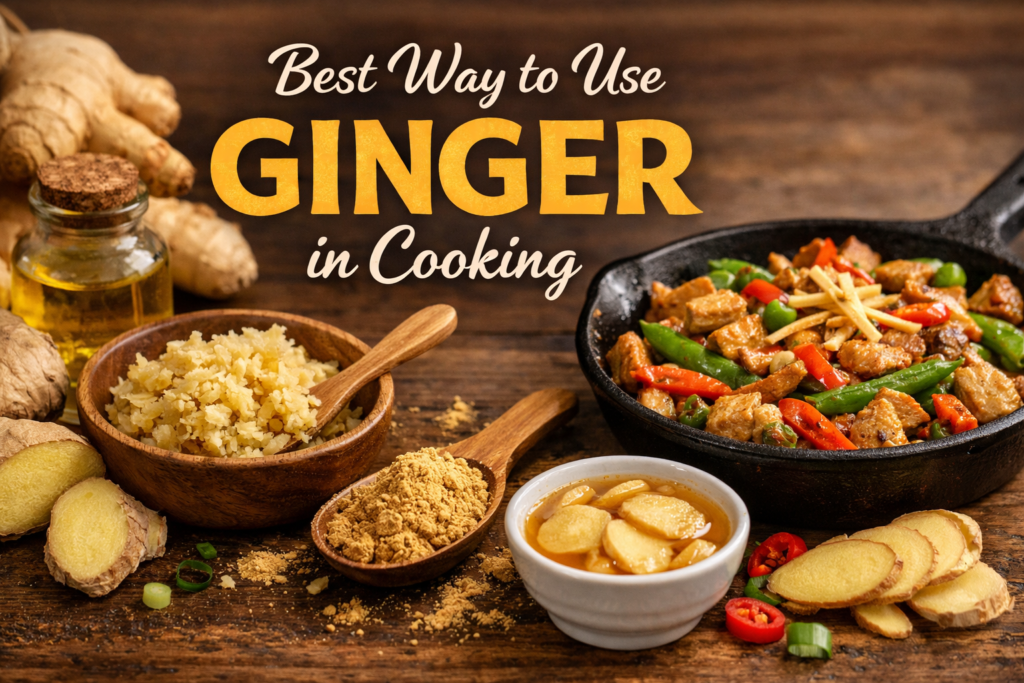 Best Way to Use Ginger in Cooking