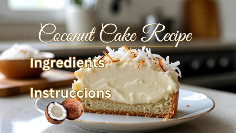 Coconut Cake Recipe
