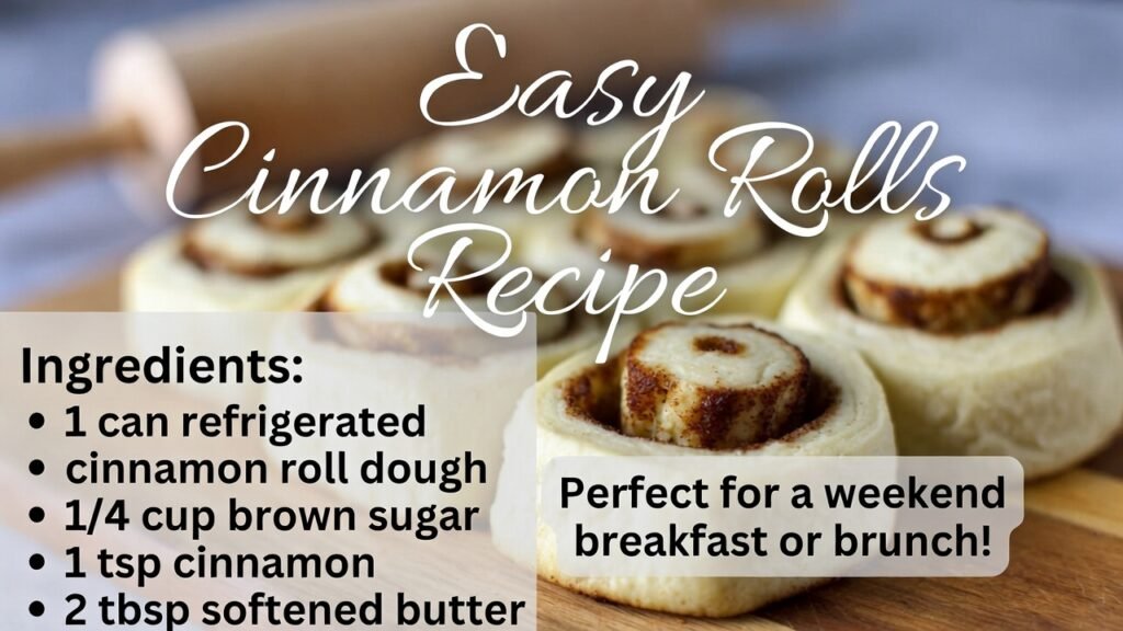 Easy Cinnamon Rolls Recipe