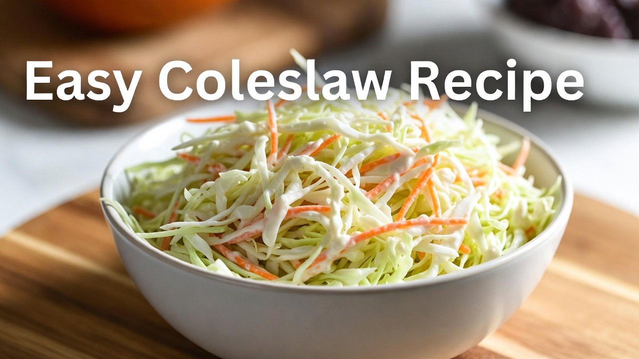 Easy Coleslaw Recipe