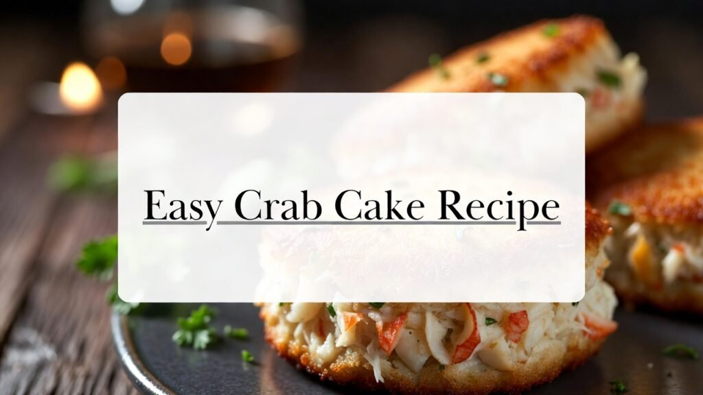 Easy Crab Cake Recipe