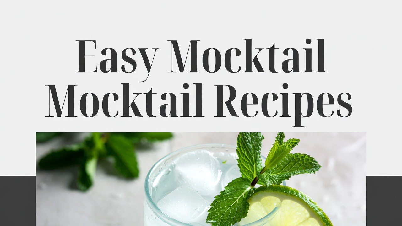 Easy Mocktail Recipes