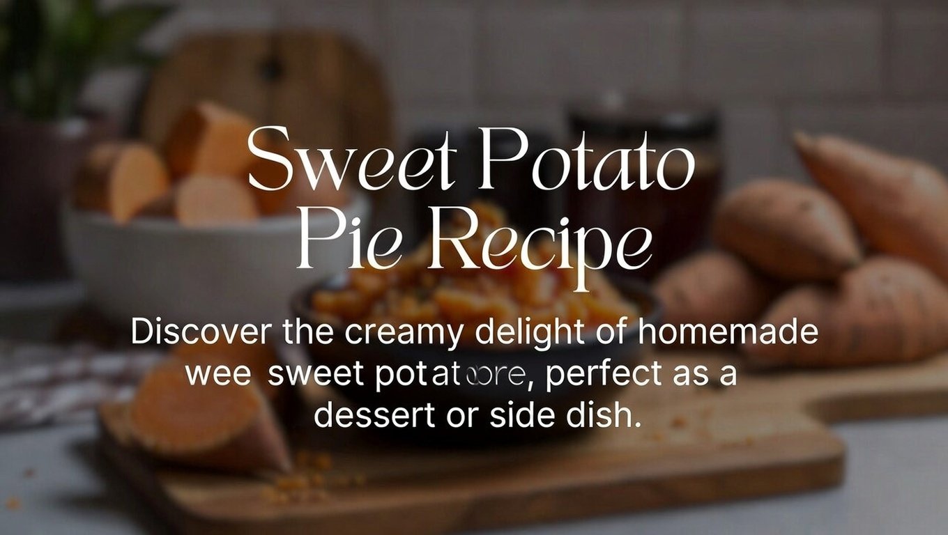 Sweet Potato Pie Recipe
