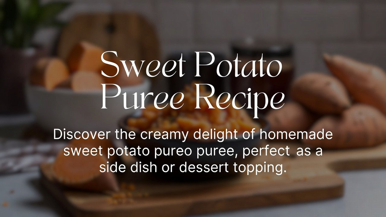 Sweet Potato Puree Recipe