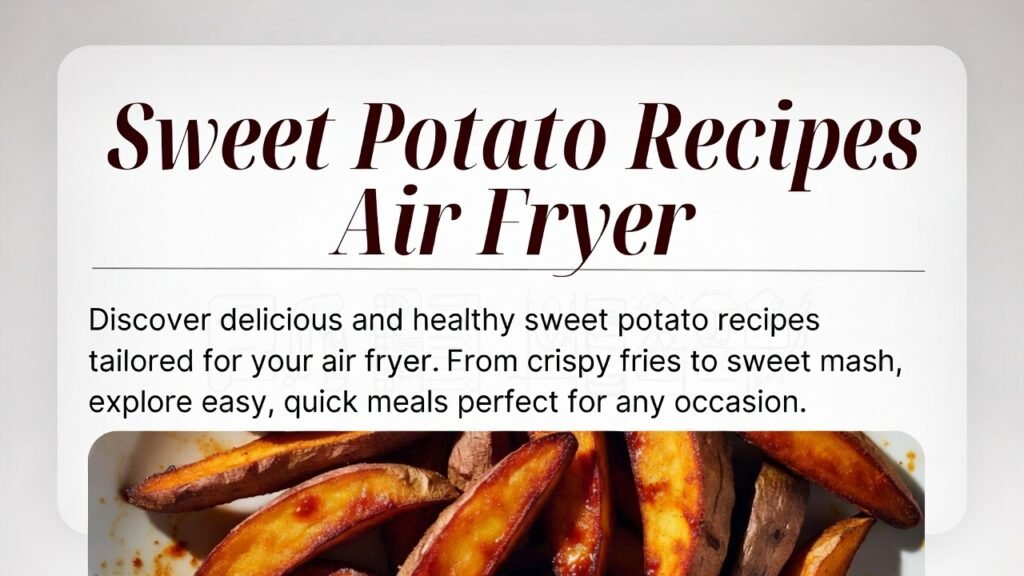 Sweet Potato Recipes Air Fryer