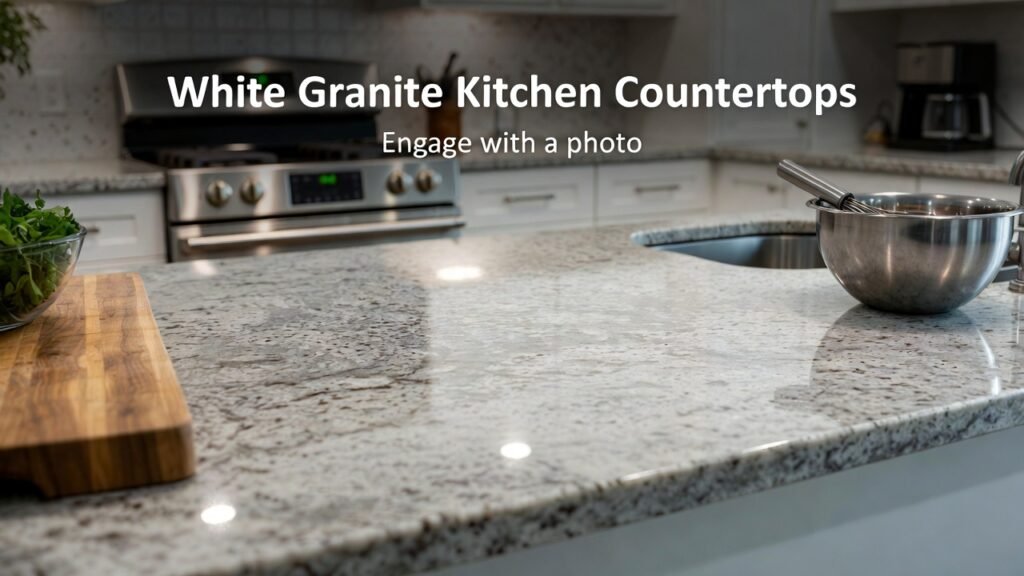 White Granite Kitchen Countertops