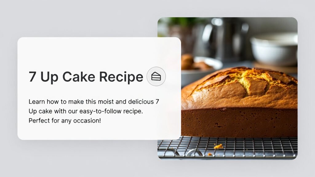 7 Up Cake Recipe