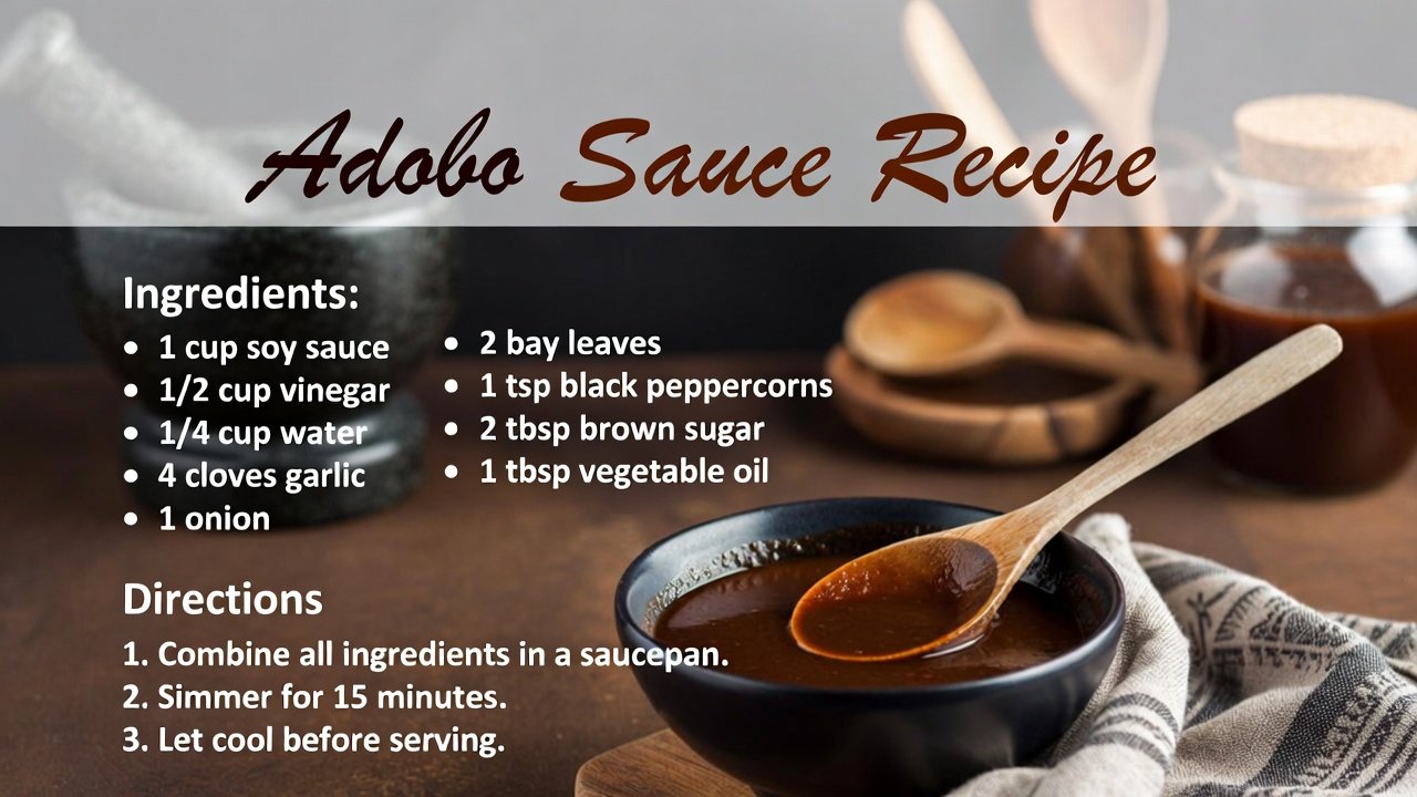 Adobo Sauce Recipe