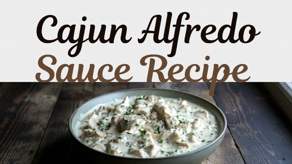 Cajun Alfredo Sauce Recipe