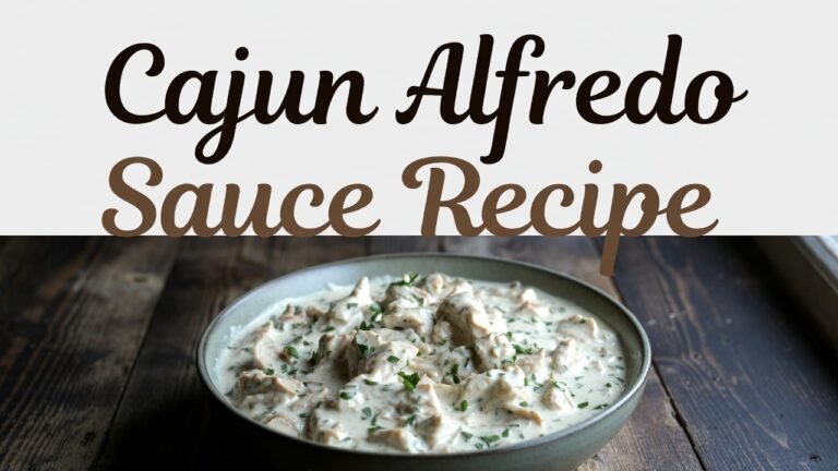 Cajun Alfredo Sauce Recipe