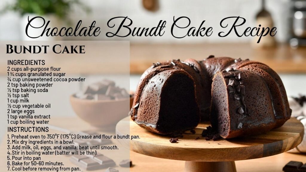 Chocolate Bundt Cake Recipe