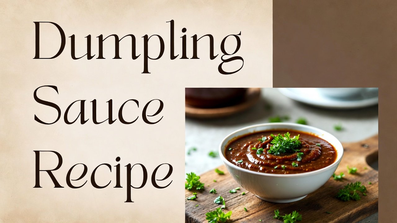 Dumpling Sauce Recipe