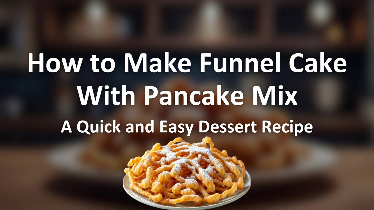 How to Make Funnel Cake With Pancake Mix