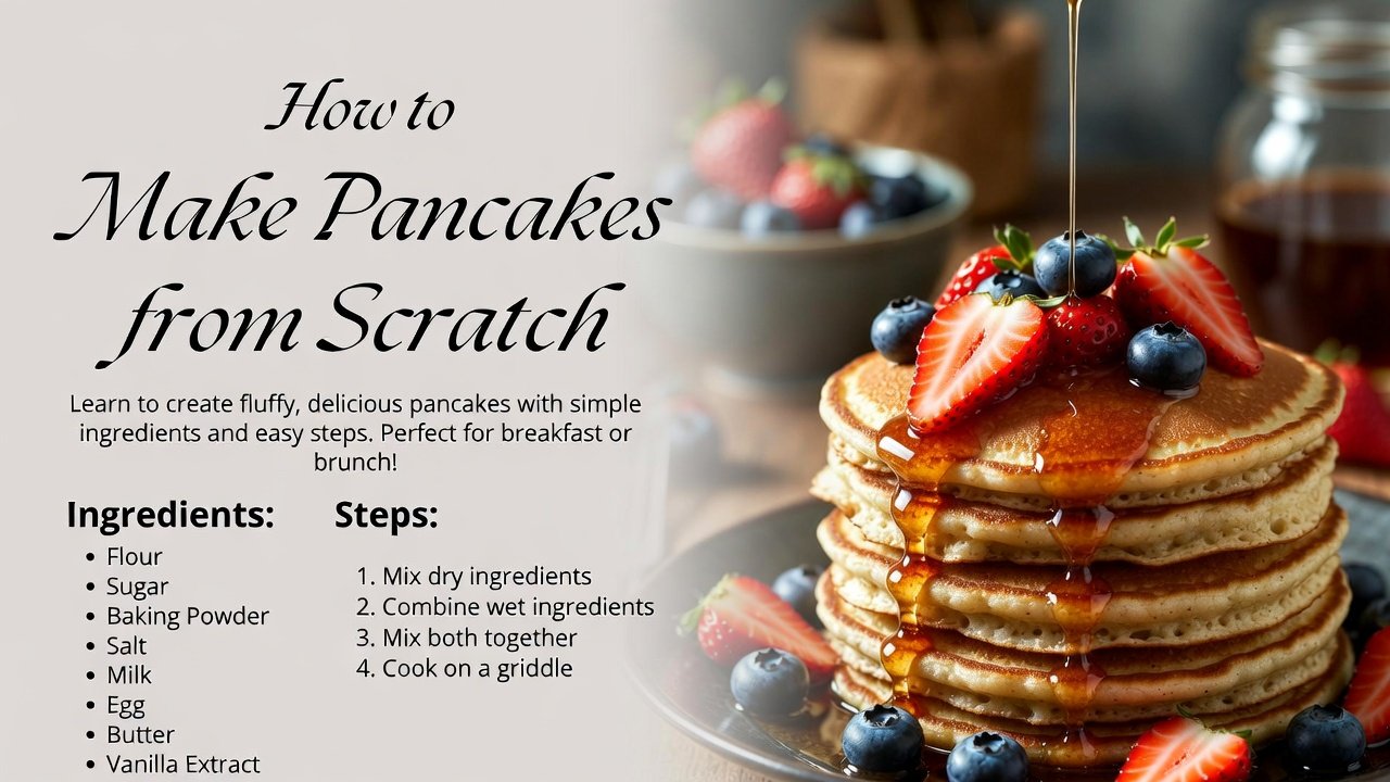 How to Make Pancakes from Scratch