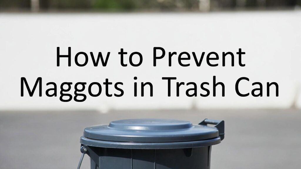 How to Prevent Maggots in Trash Can