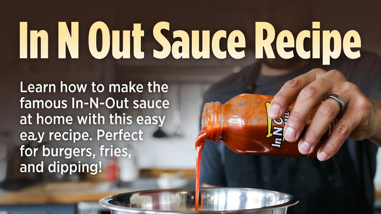 In N Out Sauce Recipe
