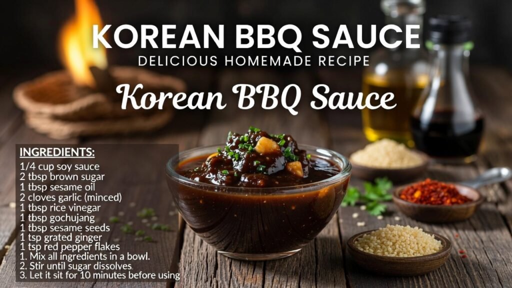Korean Bbq Sauce Recipe