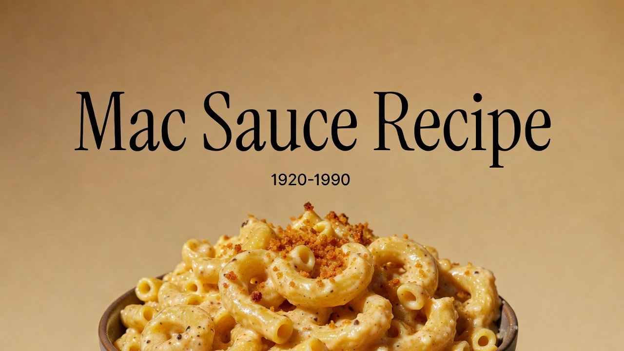 Mac Sauce Recipe