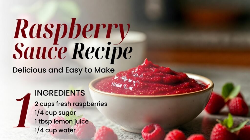 Raspberry Sauce Recipe