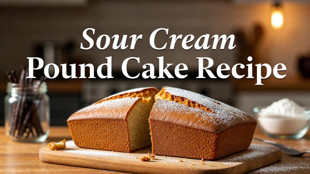 Sour Cream Pound Cake Recipe