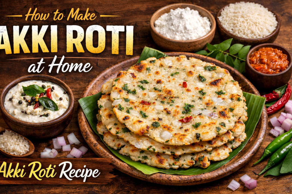 How to Make Akki Roti at Home